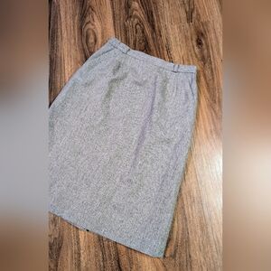 Vintage Wool Pencil Skirt